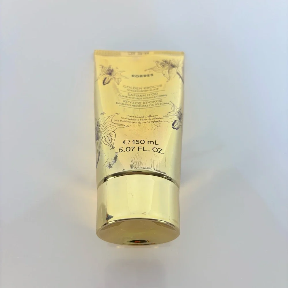 Korres Golden Krocus Ageless Body Elixir 5.07 Fl oz / 150 ml- Gold - Picture 2 of 4